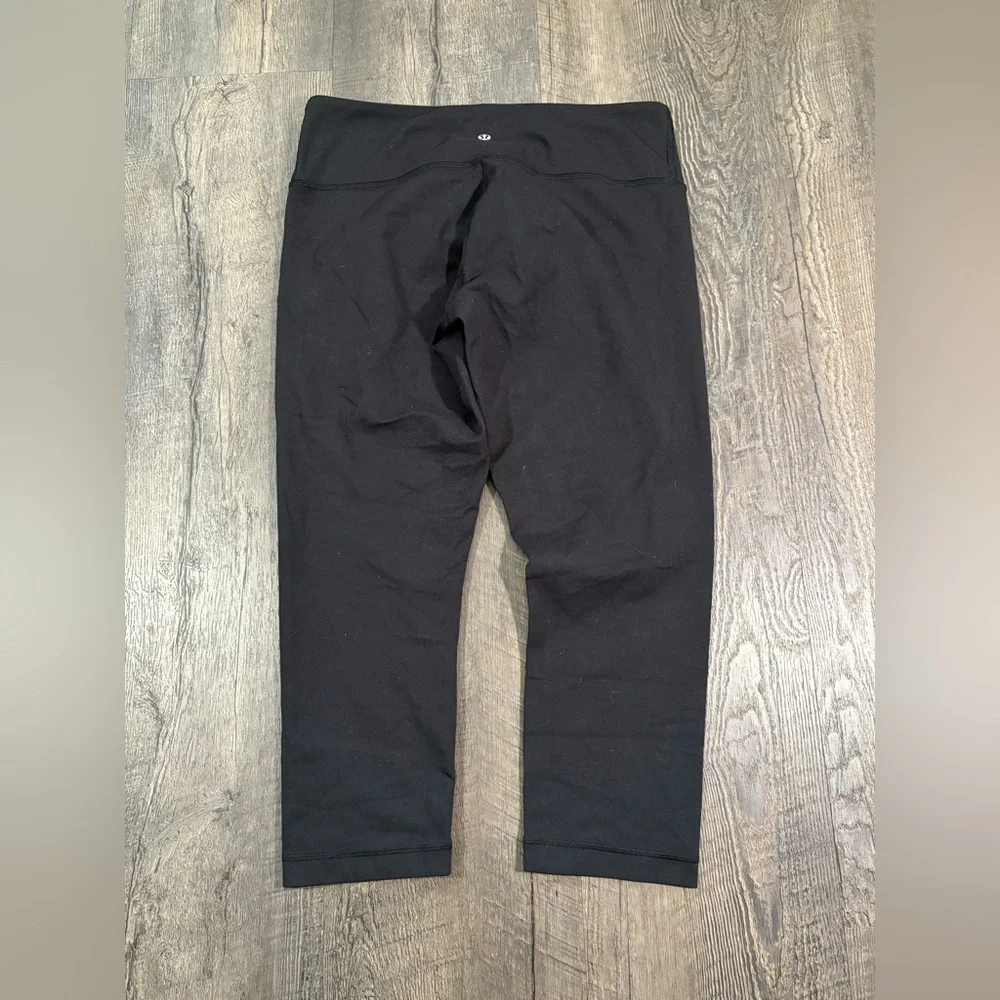 LULULEMON Crop Black Leggings - Picture 2 of 4